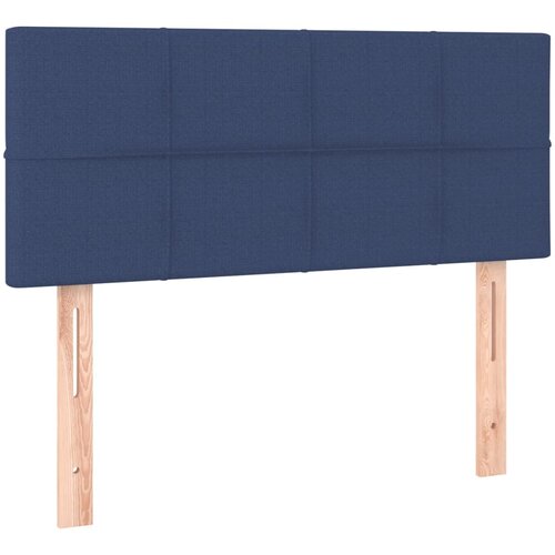 Maison Chic posteljno vzglavje - vzglavna omarica - nočna omarica modro 90x5x78/88 cm blago, (21705338) Slike