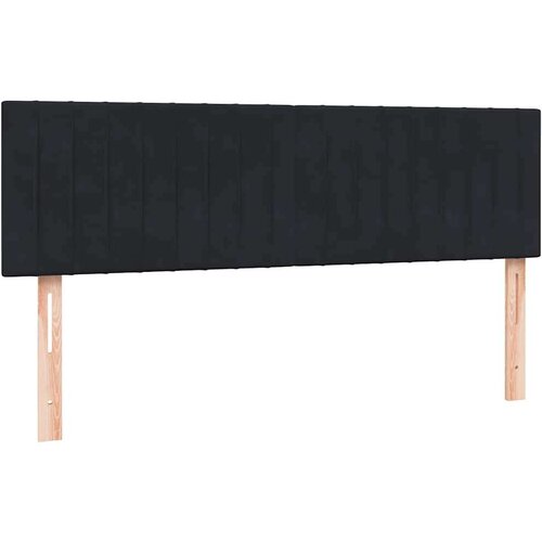 Box spring krevet s madracem crni 160x210 cm bar&amp;scaron;unasti - Crna 160 x 210 cm Okomite pruge Slike