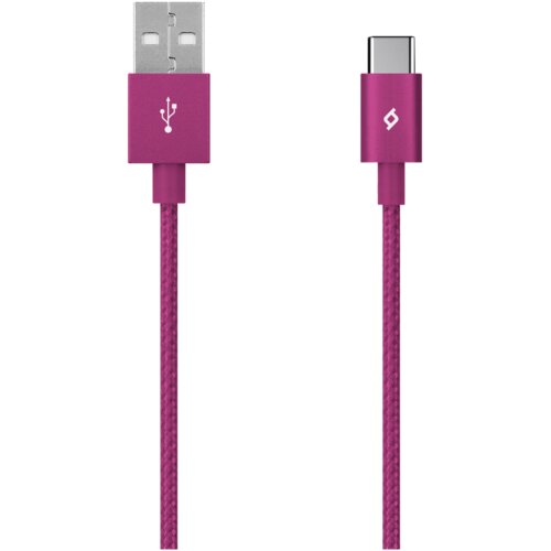 Ttec Kabel - USB-C to USB (1,20m) - Pink - Alumi Cable Slike