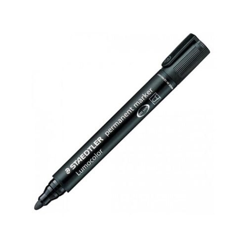 Marker STAEDTLER LUMOC.352-9,CRNI,OKRUGLI VRH Slike