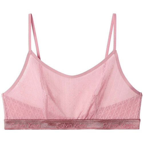 Calvin Klein Jeans Triangel / Brez opore Unlined Bralette Vijolična Slike