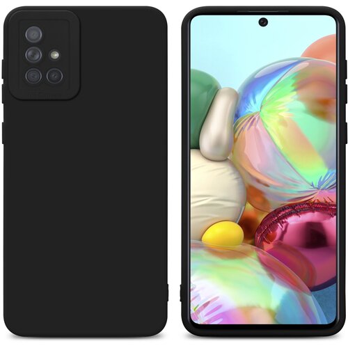 Ohišje, združljiv s Samsungom v Fluid Black - Zaščitni pokrov, narejen iz fleksibilnega silikona TPU, (20603951) Cene
