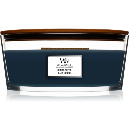 WoodWick Indigo Suede mirisna svijeća 453,6 g