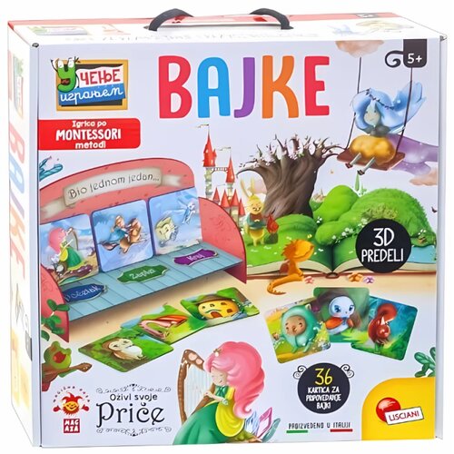  Montesori igra Bajke &amp;ndash; set za pripovedanje sa 36 kartica i 15 likova Slike