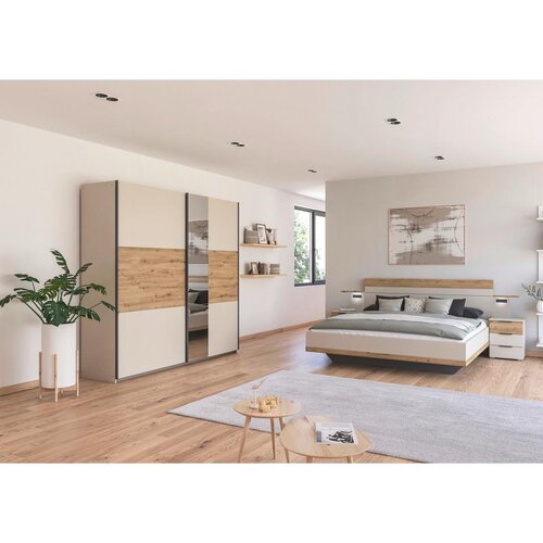 Premium Living Set Nočnih Omaric Ellmau, Barva &amp;Scaron;ampanjca, 2 Kos Slike