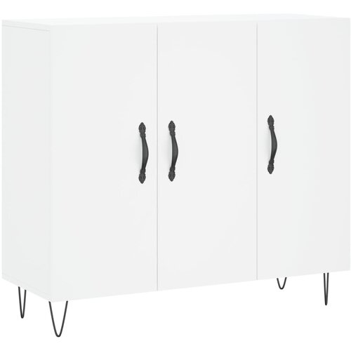  Komoda bijela 90x34x80 cm od konstruiranog drva Slike