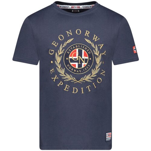 Geographical Norway Majica kratak rukav jiger db navy men 254 M Cene