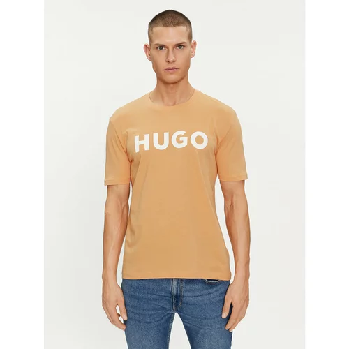 Hugo Majica Dulivio 50467556 Oranžna Regular Fit