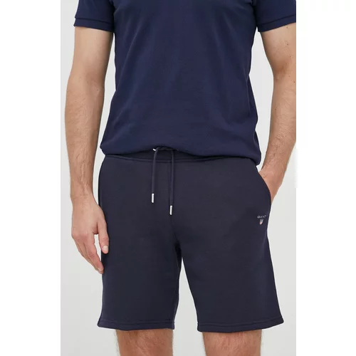 Gant Kratke hlače moški, mornarsko modra barva