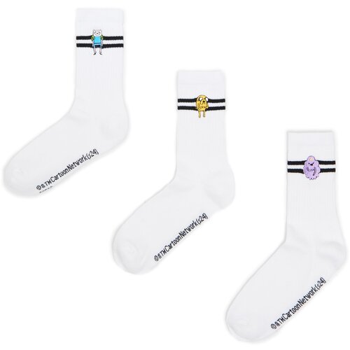 Cropp ženski 3-paket čarapa Adventure Time - Bijela  1976Z-00X Cijene
