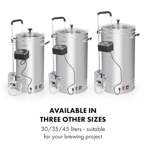 Klarstein Brauheld Pro, kotel za slajenje, 3300 W, 70 l, 30 - 100 &deg; C, obtočna črpalka, nerjaveče jeklo Cene
