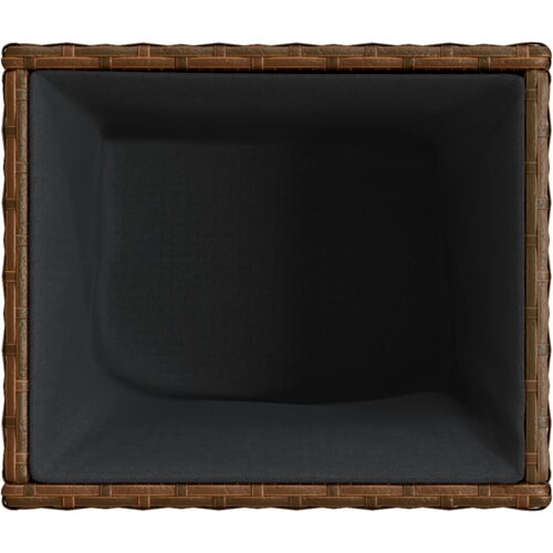  Vrtna sadilica smeđa 36 x 30 x 32 cm od poliratana Slike