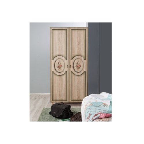 Hanah home Ormar Stil 90x192x52cm Hrast Slike
