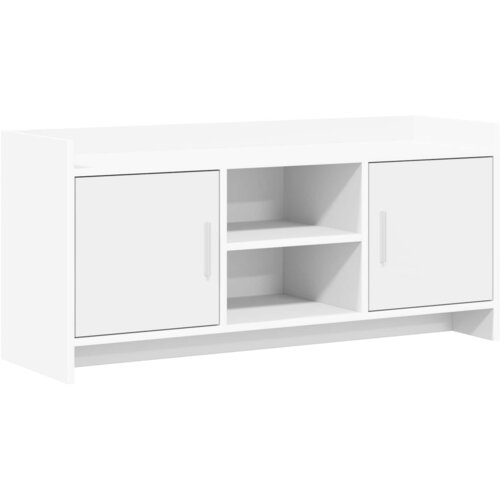 vidaXL TV omarica 102 x 33 x 47 cm Bela Inženirski les, (5000247577) Cene