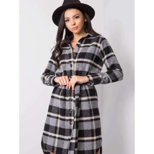 Fashion Hunters Gray and black dress from Casilda Slike