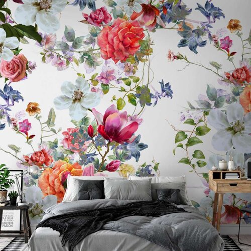  Samoljepljiva foto tapeta - Multi-Colored Bouquets 98x70 Slike