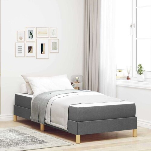 VidaXL Krevet s opruga kutije Taupe, Brown 90 x 190 cm Slike