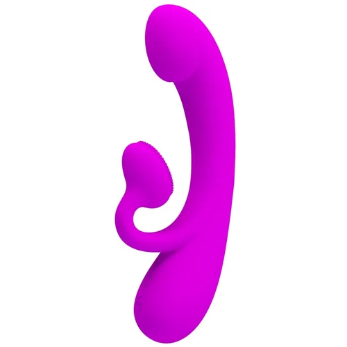 Pretty Love 2024 - SINCERE SILICONE VIBRATOR AND STIMULATOR PURPLE