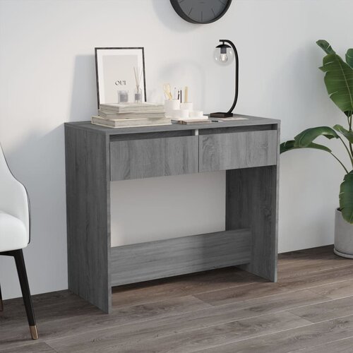 The Living Store Klubska mizica siva sonoma 89x41x76,5 cm iverna plo&amp;scaron;ča - Konzolna Mizica, (21573092) Slike