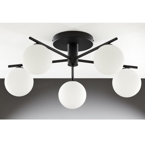 Jupiter 2049 - plafonska visilica prato 5xG9/14W/230V crna/bela Slike