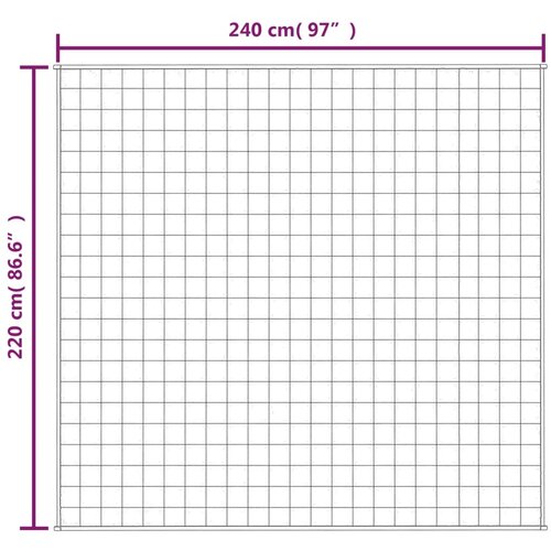  Te&amp;scaron;ka deka svijetla krem 220x240 cm 11 kg od tkanine Slike