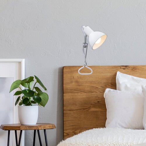 BRILONER 2790-016 - Lampa sa klipsom FIX 1xE14/8W/230V bela Slike