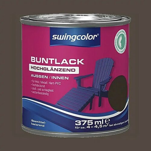 SWINGCOLOR Barvni lak Swingcolor (375 ml, čokoladno rjava) Cene