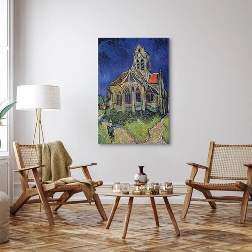  Slika - Vincent van Gogh &amp;ndash; Church at Auvers 60x90 Standard Slike
