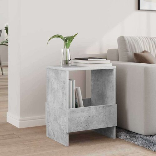  Polica za časopise Betonski sivi 35 x 30 x 45 cm Slike