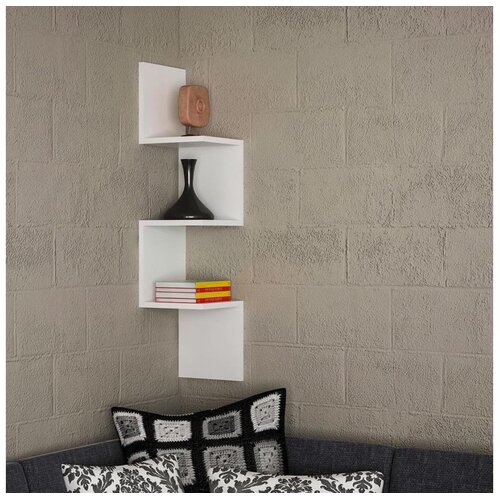 Furny Home zidna polica corner white Cene