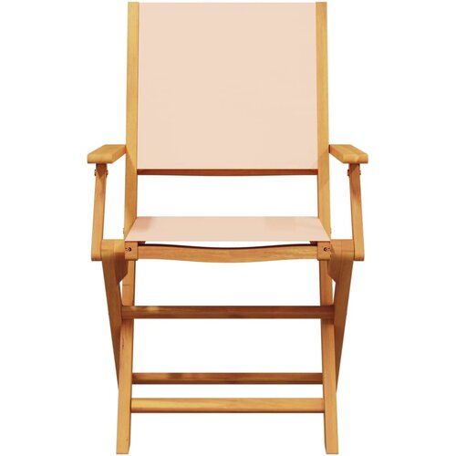vidaXL 3-dijelni bistro set od tkanine i masivnog drva krem bež Cene