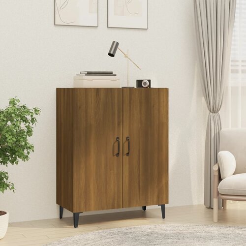 The Living Store Komoda rjavi hrast 70x34x90 cm konstruiran les - Komoda, (21663605) Slike