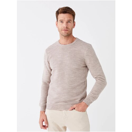 LC Waikiki Classic Crew Neck Long Sleeve Men's Knitwear Sweater. Slike