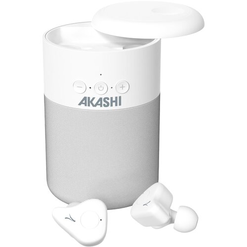 Oem Akashi, Zvočni komplet 2 v 1 5W zvočnik Bluetooth in mikro brezžične slu&scaron;alke, Bela, (5000250487) Cene