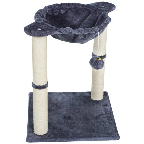 Rebel ANIMALS Manja grebalica za mačke sa stubom tamno siva 51cm RA-1001 Cene