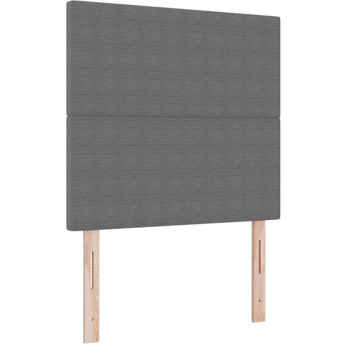 vidaXL Vzglavje Enostaven Design Svetlo Sivo 100 cm Korduroy Tkanina Cene
