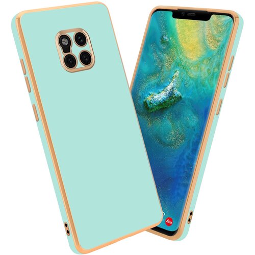 Cadorabo Ohi&scaron;je, združljiv s Huawei v sijajni metini zeleni barvi - Zlato - za&scaron;čitni pokrov iz fleksibilnega silikona TPU in z za&scaron;čito pred kamero, (20593042) Cene