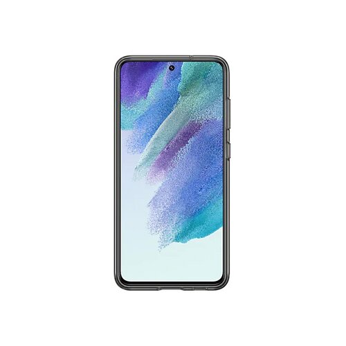 Samsung original ovitek Slim Strap EF-XG990CBE za Galaxy S21 FE G990 - prozorno črn Cene