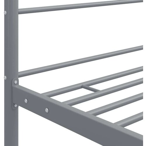  Okvir za krevet s nadstrešnicom sivi metalni 180 x 200 cm Cene