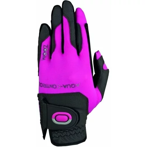Zoom Gloves Aqua Control Womens Golf Glove Charcoal/Fuchsia