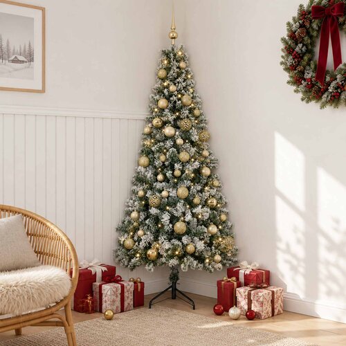  Umjetno božićno drvce s kuglicom 150 cm 150 LED lampica Cijene