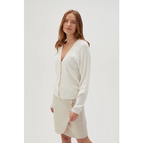 Marisse Women's Sweater L-Sw-4602 Off White Cene