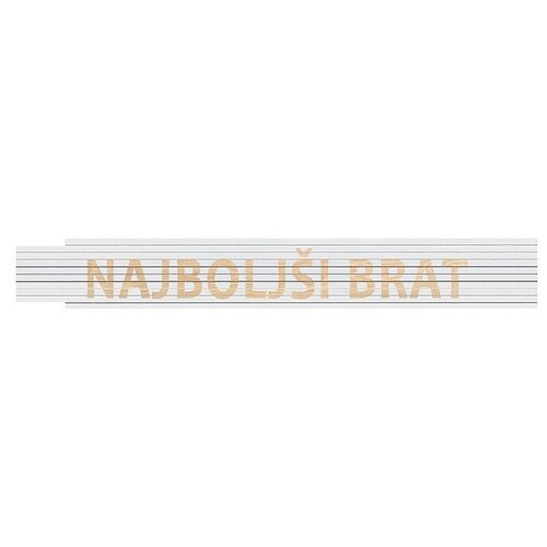 HEKA Zložljivi meter (Dolžina: 2 m, Bela, Natis: NAJBOLJŠI BRAT) Cene