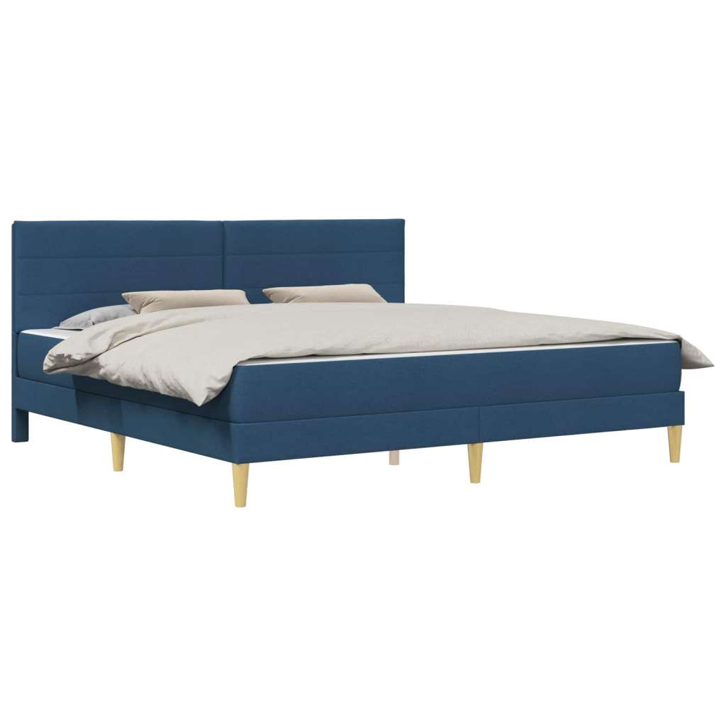  Okvir za krevet Plava 200 x 200 cm Poliester Slike