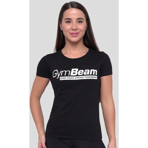 GymBeam Ženska majica Strong Tomorrow Black Slike