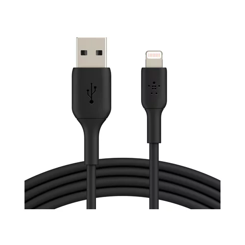 Belkin Kabel Lightning MFi USB za iPhone / iPad, polnjenje in sinhronizacija, 2m - crn, (20764304)