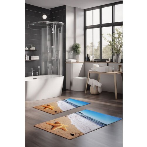  CT-5112 multicolor bathmat set (2 pieces) Cene