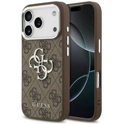 Guess OVITEK ZA IPHONE 17 PRO Z GRANULIRANIM LOGOM 4G IN OBLIKOVANJEM LOGA, (5000338052) Cene