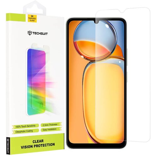 Techsuit za&scaron;čitno steklo Clear Vision Glass za Xiaomi Redmi 13C 4G / 13C 5G / Poco M6 / C65 &ndash; prozorno Cene