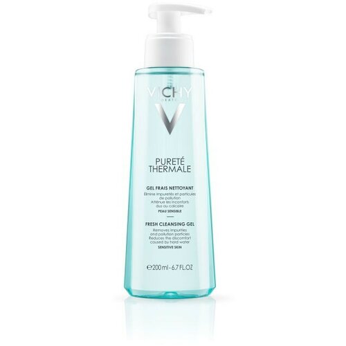 Vichy Pureté thermale gel za čišćenje osetljive kože lica, 200 ml Slike
